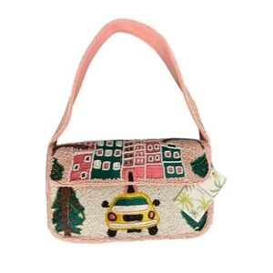 America & Beyond City Taxi Beaded Bag Viral Blogger Favorite Prom Birthday Gift
